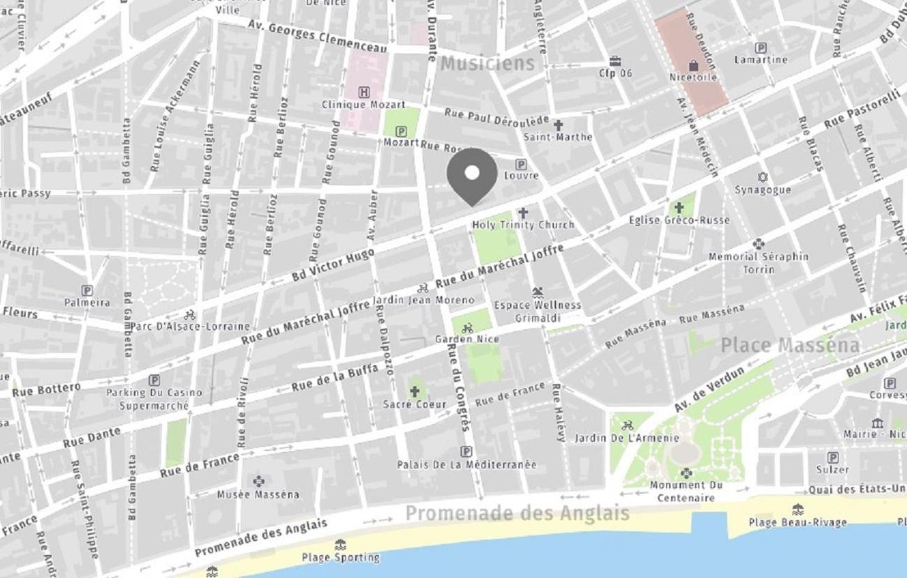 Aparthotel Riviera - Grimaldi Ac - Promenade Des Anglais - Balcon Victor Hugo 2 Νίκαια Εξωτερικό φωτογραφία